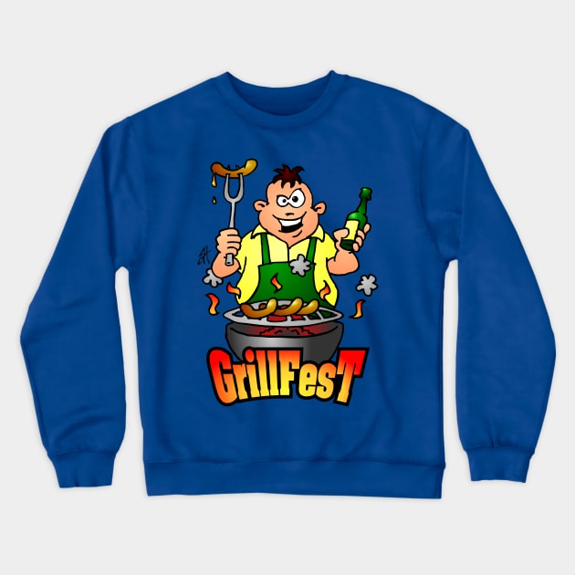 Grillfest Crewneck Sweatshirt by Cardvibes